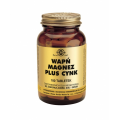 SOLGAR WAPŃ MAGNEZ PLUS CYNK 100 TABLETEK
