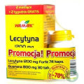 LECYTYNA 1200 MG 74 KAPSUŁKI + GUARANA 70% TANIEJ