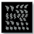 TOP CHOICE - NAKLEJKI NA PAZNOKCIE GEM NAIL STICKERS (72499-07)