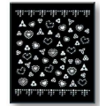 TOP CHOICE - NAKLEJKI NA PAZNOKCIE GEM NAIL STICKERS (72550-01)