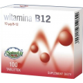 Witamina B-12, 10 mcg, 100 tabletek