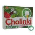 CHOLINKI ZIOŁOWE MALINOWE Z VIT. C 16 PASTYLEK