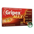 GRIPEX MAX 20 TABLETEK POWLEKANYCH