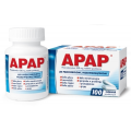 APAP 500 MG, 100 TABLETEK POWLEKANYCH (BUTELKA)