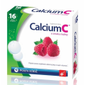 Polfa, Calcium C, O smaku maliny, 16 tabletek musujących