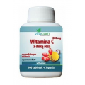 VITACOM WITAMINA C 1000 MG Z DZIKĄ RÓŻĄ, 107 TABLETEK