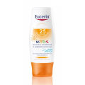 EUCERIN OCHRONA PRZECIWSŁONECZNA KIDS - MLECZKO OCHRONNE Z MIKROPIGMENTAMI DLA DZIECI SPF 25, 150 ML