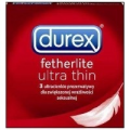 Durex, Prezerwatywy Fetherlite Ultra Thin, 3 sztuki