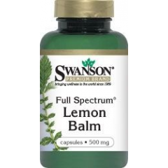 SWANSON FULL SPECTRUM LEMON BALM 60 KAPSUŁEK
