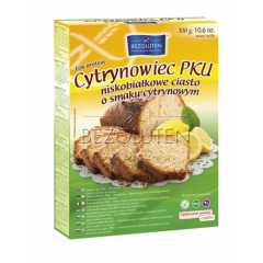 BEZGLUTEN - CYTRYNOWIEC NISKOBIAŁKOWE PKU -  CIASTO W PROSZKU 300 GR