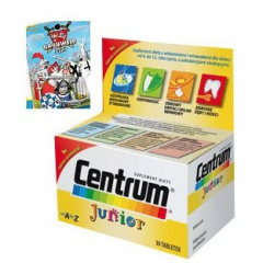 CENTRUM JUNIOR 30 TABLETEK + PREZENT DLA CHŁOPCA FIGURKA GRUNWALD 1410