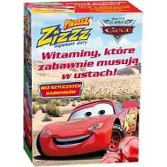 PLUSSSZ ZIZZZ SMAKU WIŚNIOWY 50 TABLETEK MUSUJĄCYCH
