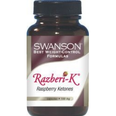Swanson Raspberry Ketone Razberi-K, 60 kapsułek