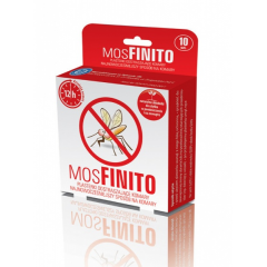 MOSFINITO PLASTRY ODSTRASZAJĄCE KOMARY 10 SZTUK W OPAKOWANIU
