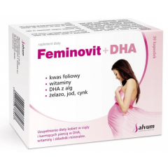FEMINOVIT + DHA 30 KAPSUŁEK ŻELATYNOWYCH