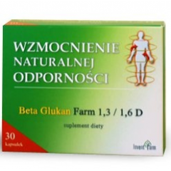 Beta Glukan Farm 1,3 / 1,6D, 30 kapsułek