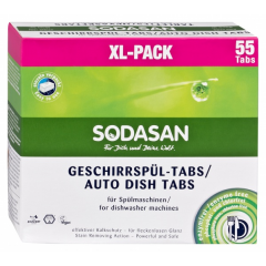 Sodasan, Ekologiczne tabletki do zmywania, 55 sztuk