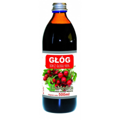 EKOMEDICA - GŁÓG 100% SOK 500 ML