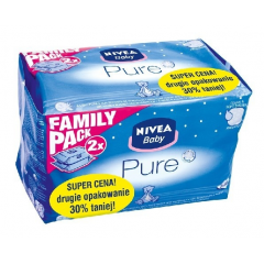 Nivea Baby Chusteczki Pure & Fresh duopack