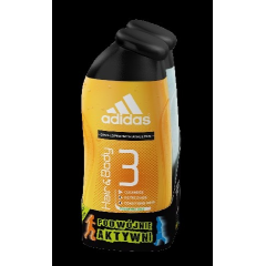 Adidas Men Żel pod prysznic Extra Fresh 250ml + Żel pod prysznic Pro Relax 250ml