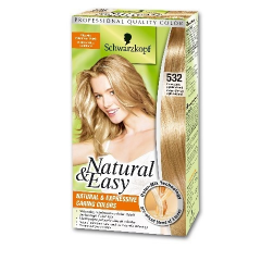 Schwarzkopf Natural&Easy Farba do włosów Perłowy Jasny Popielaty Blond nr 532