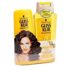 Schwarzkopf Gliss KurOli Nutritive Szampon do włosów suchych i zniszczonych 400ml + Balsam 200ml