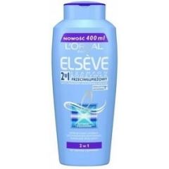 Loreal Elseve Szampon Przeciwłupieżowy 2w1 do włosów 400ml