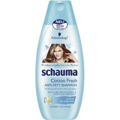 OSTATNIA SZTUKA! Schwarzkopf Schauma Szampon do włosów Świeża Bawełna 400ml