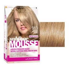 Loreal Sublime Mousse pianka koloryzująca 913 Jasny Beżowy Blond