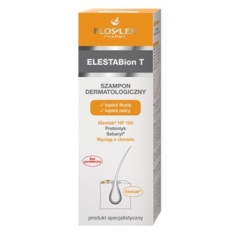 Floslek ELESTABion T - Szampon dermatologiczny, łupież tłusty, łupież pstry