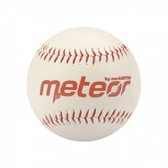 Piłka Baseball Meteor skóra naturalna