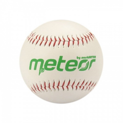 Piłka Baseball Meteor skóra syntetyczna, korek, 130g