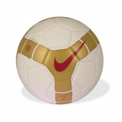 Piłka nożna NIKE T90 Strike biało-złota