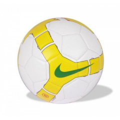 Piłka nożna Nike T90 Pitch biało żółta