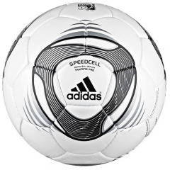 Piłka nożna Adidas Speedcell biało-szara treningowa