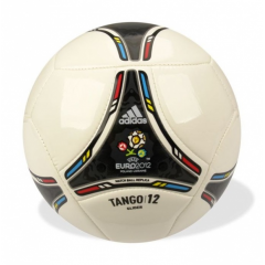 Piłka Nożna Adidas Euro 2012 Tango 12 Glider biała