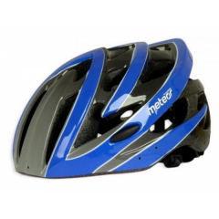 Kask rowerowy Meteor MV30 niebiesko-szary