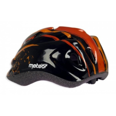 Kask rowerowy Meteor MV6-5 pomarańczowo-czarny