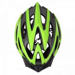 Kask rowerowy Meteor MV29 czarno-zielony mat
