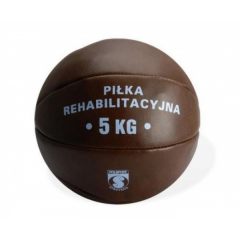 Piłka rehabilitacyjna skóra syntetyczna 5 KG