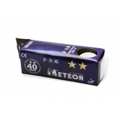  Piłeczki tenis stołowy Meteor 2 star białe
