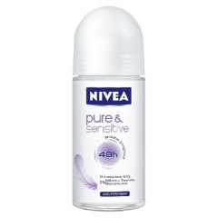 Nivea Dezodorant Antyperspirant PURE & SENSITIVE roll-on