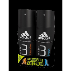 Adidas Action 3 Men Intensive Dezodorant antyperspiracyjny spray + Dezodorant Fresh