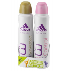 Adidas Action 3 Women Skin Respect Dezodorant antyperspiracyjny spray + Dezodorant spray Control