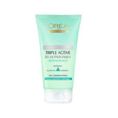 Loreal Triple Active, Żel oczyszczający do cery normalnej i mieszanej, 200 ml