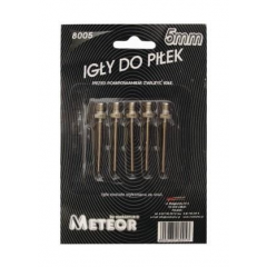 Igły do piłek w blistrze 8 mm Meteor