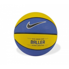 Piłka koszowa Nike Baller #7 niebiesko-żółta
