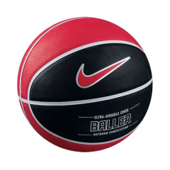Piłka koszowa Nike Baller #7 czerwono-czarna
