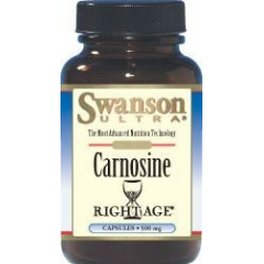 Swanson L-Karnozyna 500 mg, 60 kapsułek