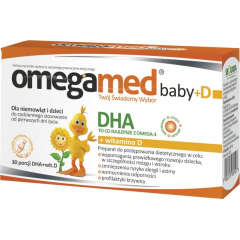 Omegamed Baby, DHA + Witamina D, 30 porcji